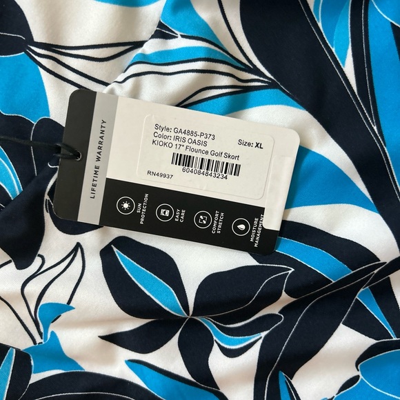 NWT Tail Women’s Kioko 17” Flounce Golf Skort- Size XL - Picture 3 of 5